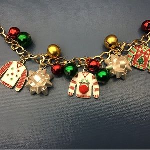 NWOT Beautiful Ugly Christmas Sweater Necklace
